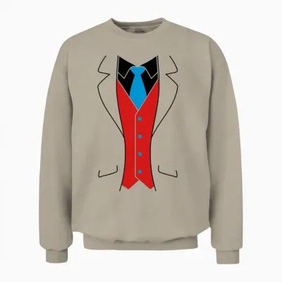 Tuxedo Unisex Sweatshirt - Sand