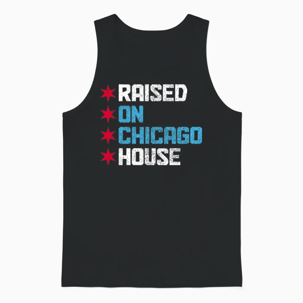 Chicago House Music Illinois Unisex Tank Top - Black