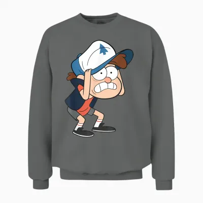 Disney Gravity Falls Dipper Pines Official Disney Channel Unisex Sweatshirt - Graphite Heather