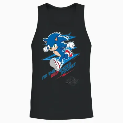 Sonic the Hedgehog: Movie 3 Unisex Tank Top - Black