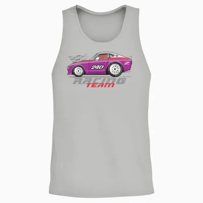Racing Purple Unisex Tank Top - Ash