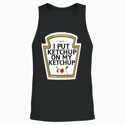 Heinz Ketchup Unisex Tank Top - Black