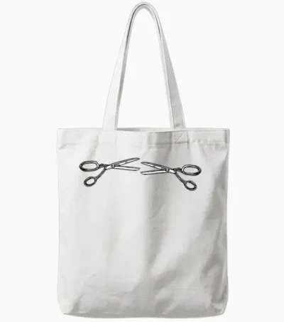 Damen Lesbische Schere Lgbtq Funny Pride Month Supporter Grafik Tote Bags - White