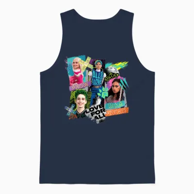 Disney Channel Zombies 3 Love for All, All Kinds of Love Unisex Tank Top - Navy