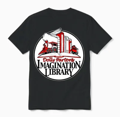 Dolly Parton S Imagination Library Unisex T-Shirt - Black