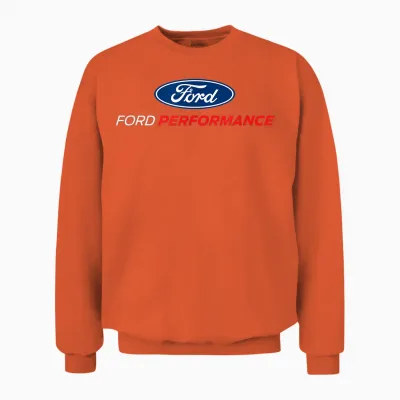 Ford Performance Logo T-Shirt, Black, S Unisex Sweatshirt - Orange