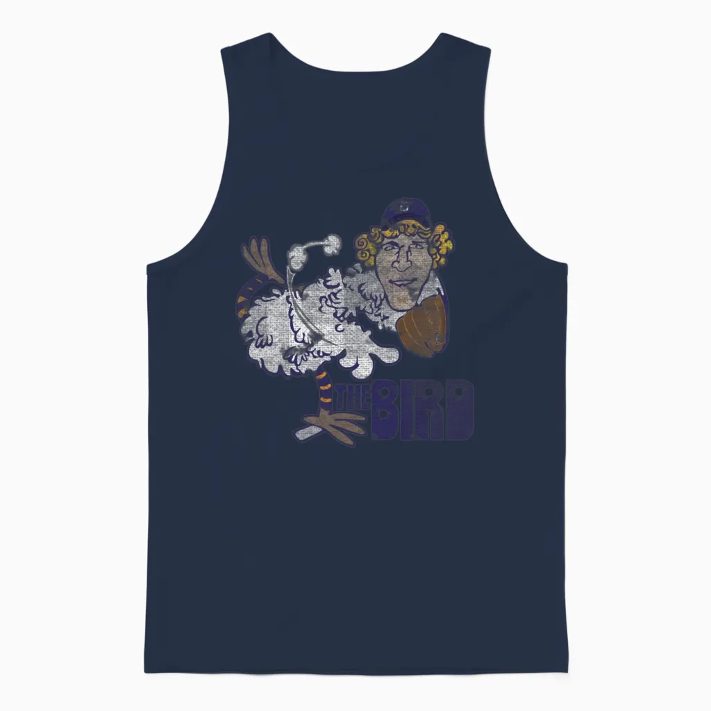 Detroit Baseball Bird Lovers Gift Unisex Tank Top in Navy