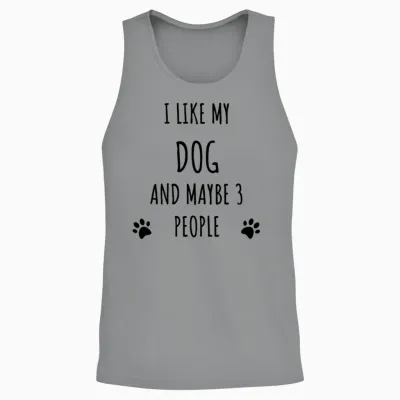 Dog Unisex Tank Top - Sport Grey