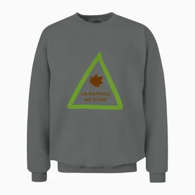 Ein Baumhaus Auf Island Unisex Sweatshirt - Graphite Heather