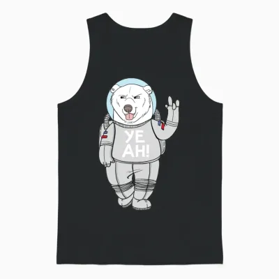 Funny Children 60 Unisex Tank Top - Black
