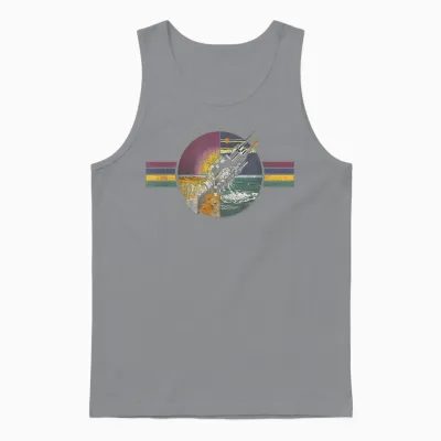 Pink Floyd Welcome to the Machine T-Shirt, Black, S Unisex Tank Top - Sport Grey