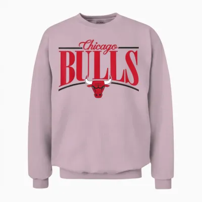 Nba - Logobogen Der Chicago Bulls Unisex Sweatshirt - Light Pink