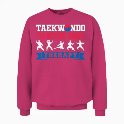 Tkd Korean Martial Arts Tae Kwon Unisex Sweatshirt - Heliconia