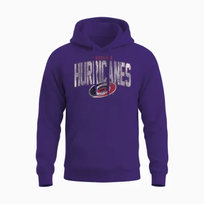 Carolina Hurricanes Nhl-Hockey Mit Vintage-Logo Unisex Hoodie - Purple