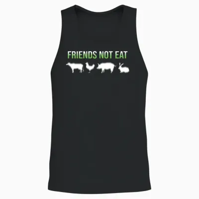 Animal Funny Saying Unisex Tank Top - Black