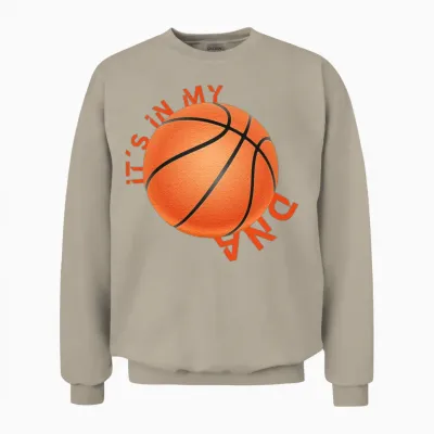 Funny Basketball Phrase Unisex Sweatshirt - Sand