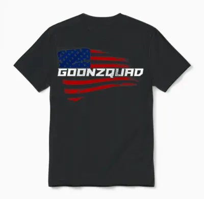 Goonzquad Merch Merchadise Apparel Flag Cool Unisex T-Shirt - Black