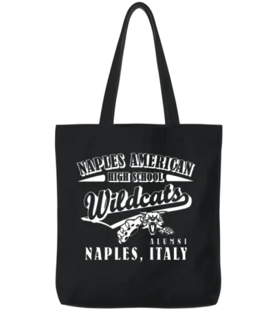 Naples American High School Wildcats Alumni Tote Bags - Black