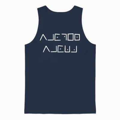 Masonic Cipher Master Mason Unisex Tank Top - Navy