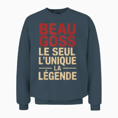 Beau Goss Man Funny Funny Gift Idea Funny Unisex Sweatshirt - Dark Heather