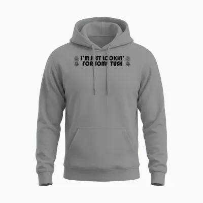 Funny Swinger Slogan Merchandise Unisex Hoodie - Sport Grey