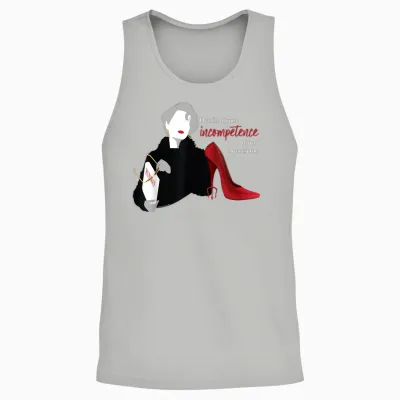 The Devil Wears Prada Miranda Details of Your Incompetence T-Shirt, Black, S Unisex Tank Top - Ash