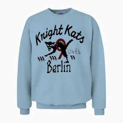 Knight Kats Berlin Unisex Sweatshirt - Light Blue