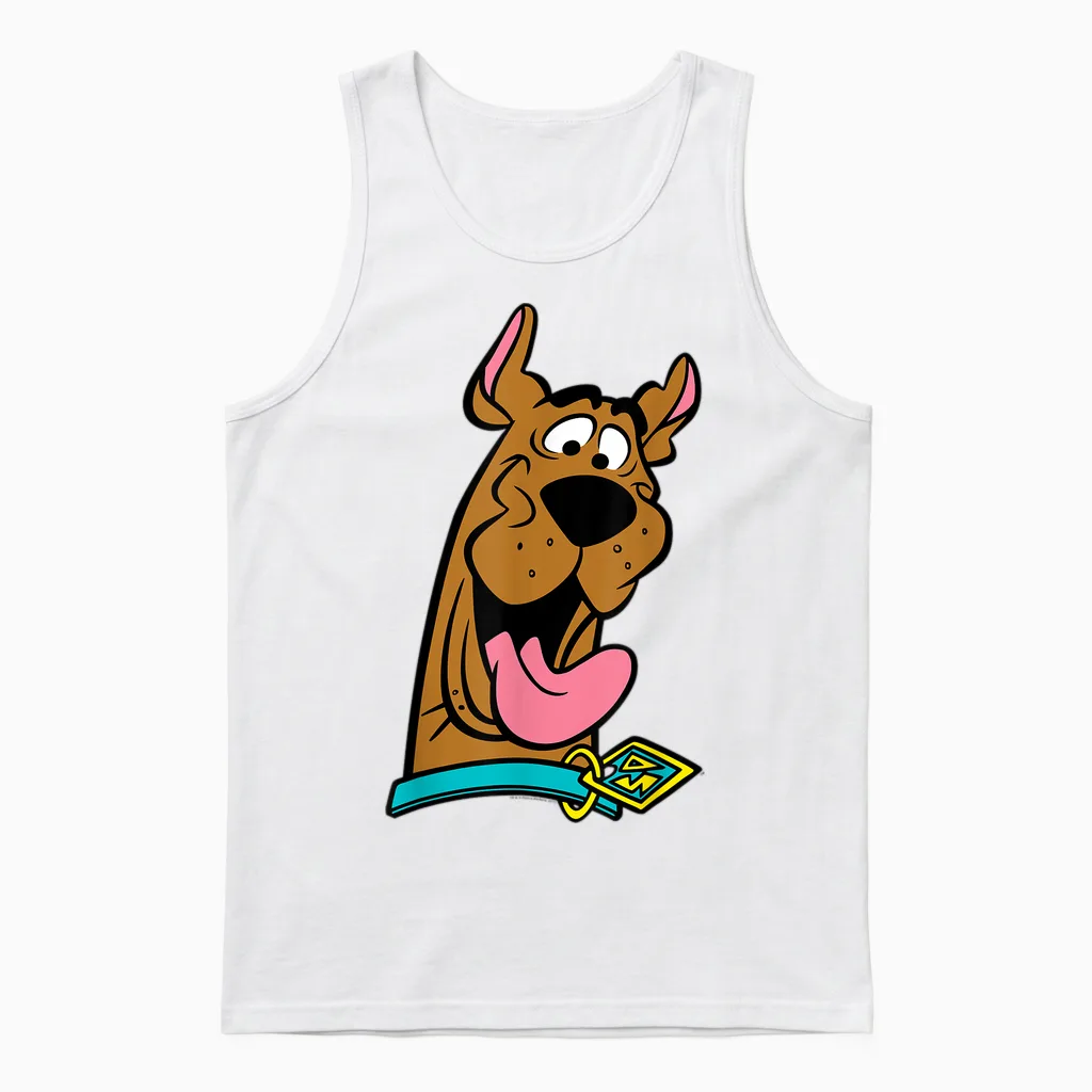 Scooby-Doo Scooby Happy Unisex Tank Top in White