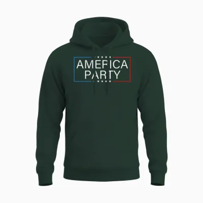 America Party 2025 New Political Party Unisex Hoodie - Forest