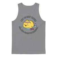 Funny Lazy Fitness Chick-My Daily Dose of Tomorrow Unisex Tank Top - Sport Grey – 1