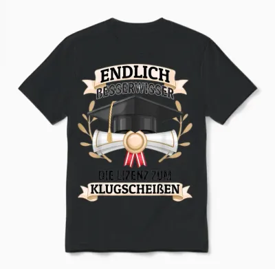 Bachelor Graduation Gift Saying Exam Passed Uni Gra Unisex T-Shirt - Black