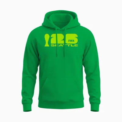 Poster Coupe Du Monde De La Fifa 26 Seattle Unisex Hoodie - Irish Green