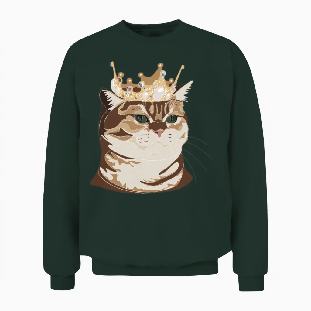 Funny Pictures Unisex Sweatshirt in Forest
