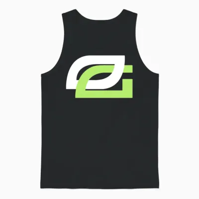 Optic Gaming Logo White Mp Unisex Tank Top - Black