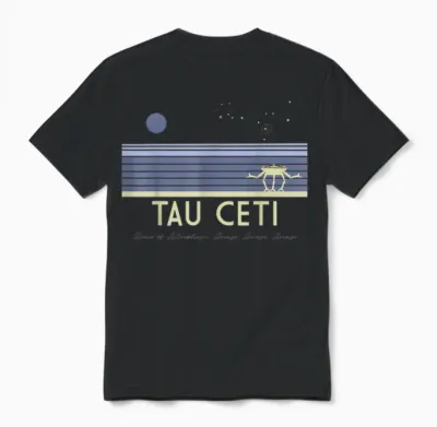 Project Hail Mary, Tau Ceti Unisex T-Shirt - Black