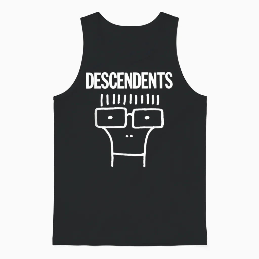 Descendents - Official Merchandise - Classic Milo Unisex Tank Top in Black