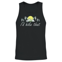 Take a Hike, Hiking Lover, Adventure, Nature. Unisex Tank Top - Black – 2