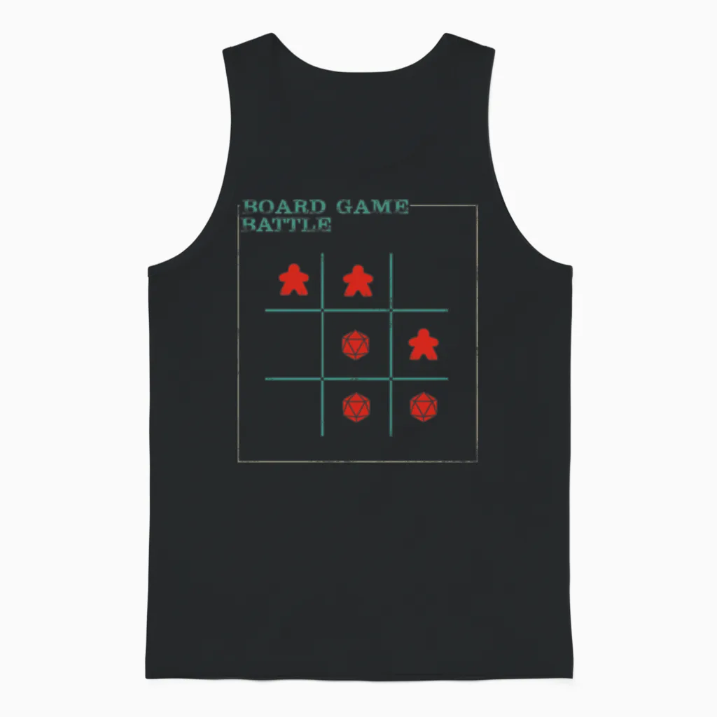 Board Game Battle Unisex Tank Top in Black