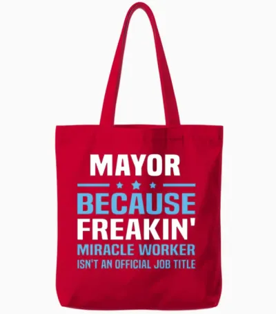 Mayor Tote Bags - Red