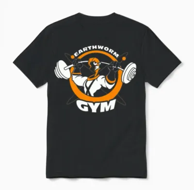 Earthworm Gym Unisex T-Shirt - Black