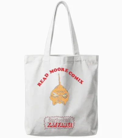 Read Moore Comix Tote Bags - White