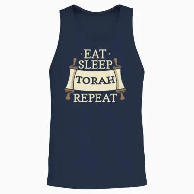 Funny Jew Isreal Unisex Tank Top - Navy