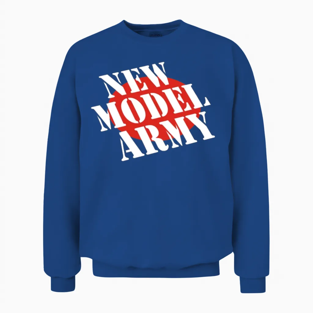 New Model Army Logo Unisex Sweatshirt in Royal