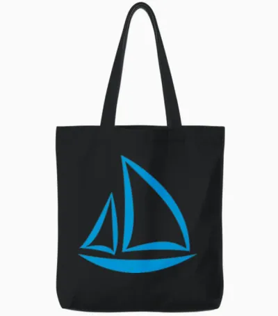 Sailing Tote Bags - Black