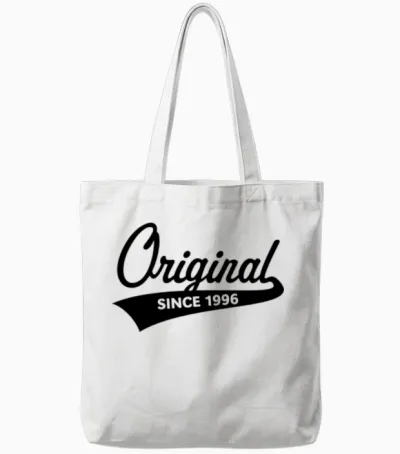 Original Since 1996 (year of Birth, Birthday / B) Tote Bags - White
