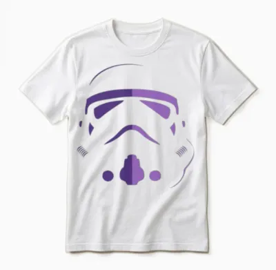 Stormtrooper Retro Unisex T-Shirt - White
