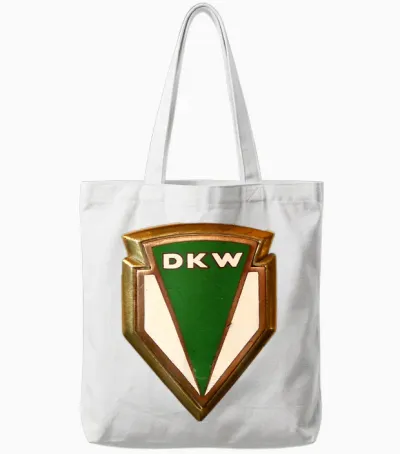 Dkw Deutscher Auto Union Mfg Autohersteller Retro Vintage Logo Tote Bags - White