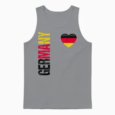 Germany Fußball Deutschland Flagge Trikot Unisex Tank Top - Sport Grey
