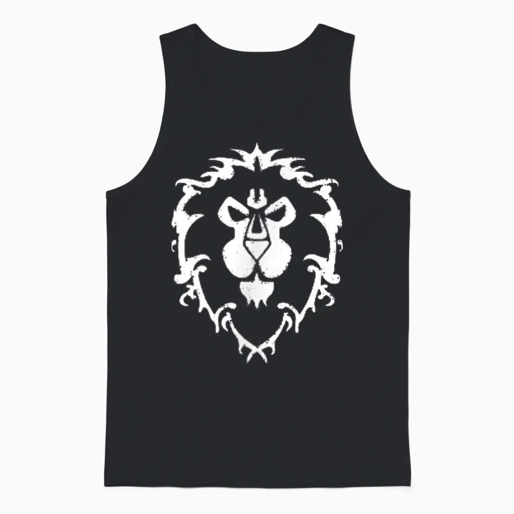 World of Warcraft Alliance Glory Dp 2024-4832 T-Shirt, Black, S Unisex Tank Top in Black