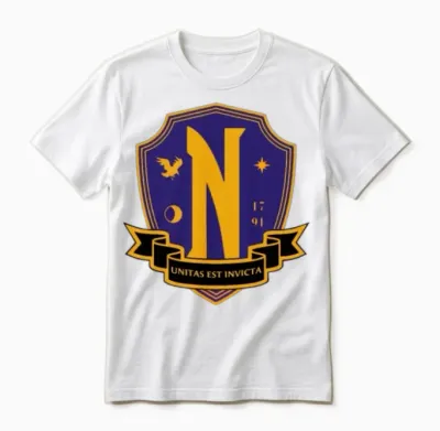 Nevermore Academy Unisex T-Shirt - White